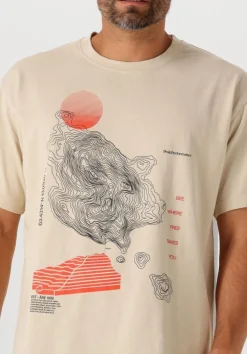 PEAK PERFORMANCE t-shirt m graphic tee beige Discount