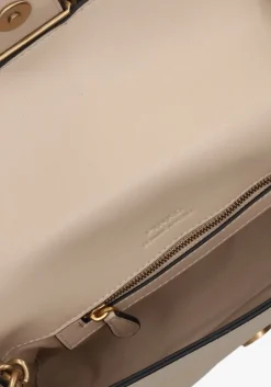 PINKO schoudertas love one mini slouchy beige