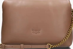 PINKO schoudertas love click classic beige Discount