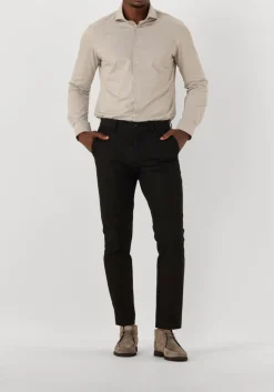 PROFUOMO klassiek overhemd shirt x-cutaway japanese knitted beige Discount