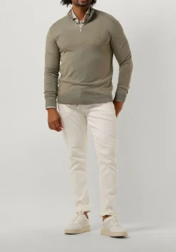 PROFUOMO klassiek overhemd shirt x-cutaway japanese knitted beige Discount