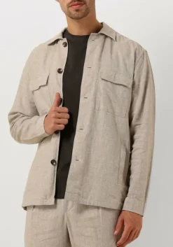 PROFUOMO overshirt overshirt co/linen beige New