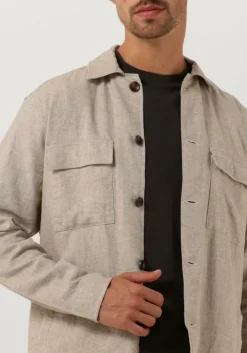 PROFUOMO overshirt overshirt co/linen beige New