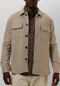 PROFUOMO overshirt overshirt knitted beige