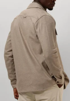PROFUOMO overshirt overshirt knitted beige