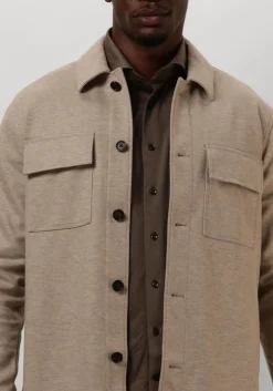 PROFUOMO overshirt overshirt knitted beige