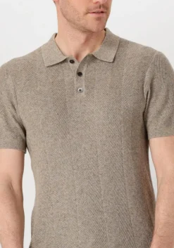 PROFUOMO polo polo short sleeve beige Clearance