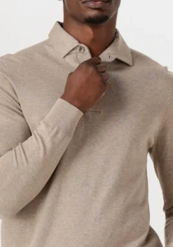 PROFUOMO trui polo onepiece luxury basic beige New