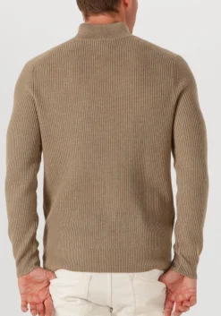 PROFUOMO trui pullover half zip beige Online