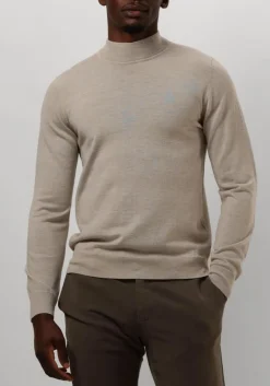 PROFUOMO trui pullover mock beige Hot