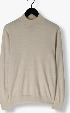 PROFUOMO trui pullover mock beige Hot