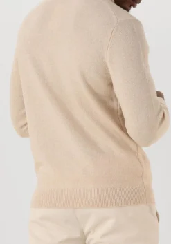 PROFUOMO trui pullover roll neck wool blend beige Best
