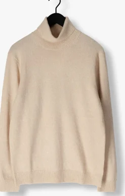 PROFUOMO trui pullover roll neck wool blend beige Best