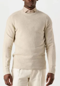 PROFUOMO trui pullover crew neck beige New