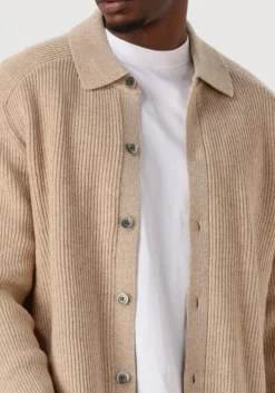 PROFUOMO vest overshirt full button beige Sale