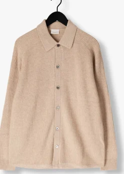 PROFUOMO vest overshirt full button beige Sale