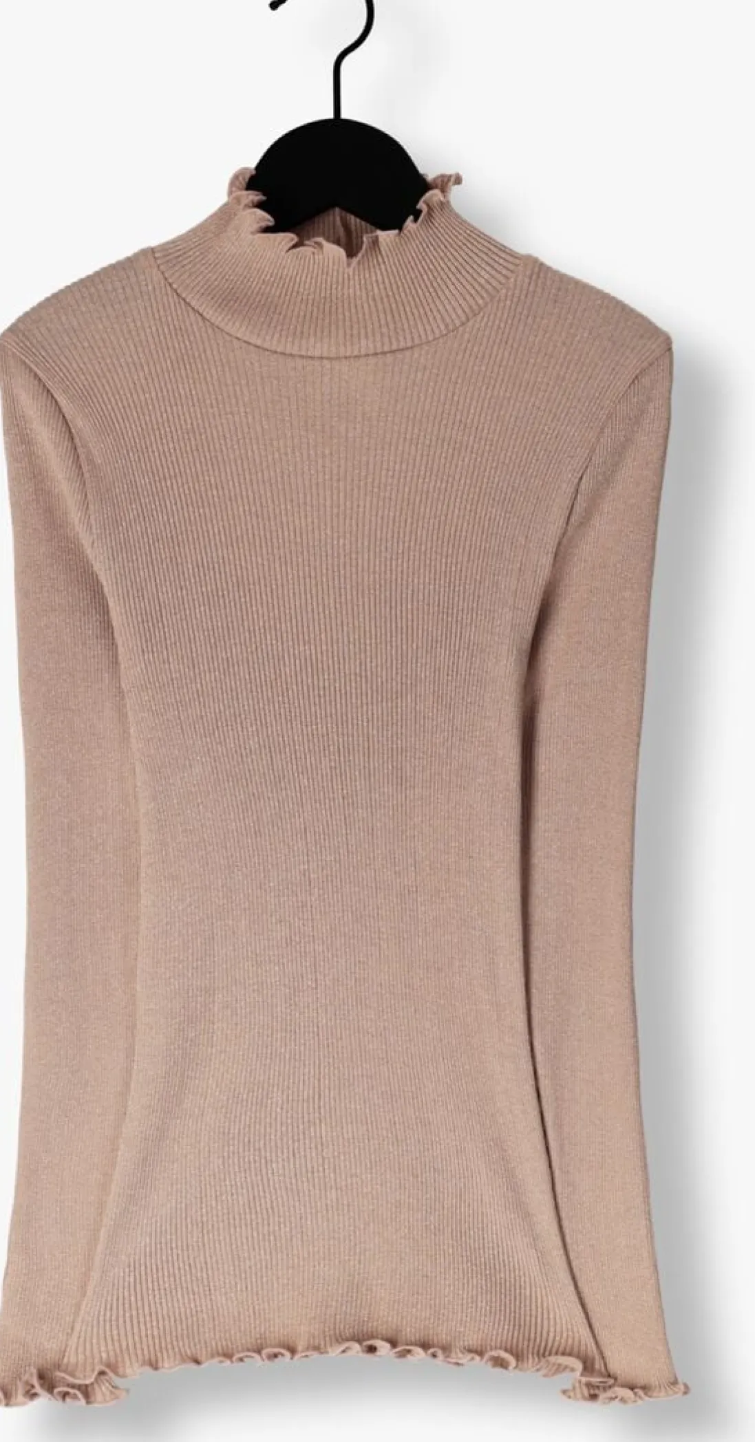 ROSEMUNDE top boston turtleneck w/ lurex beige Clearance