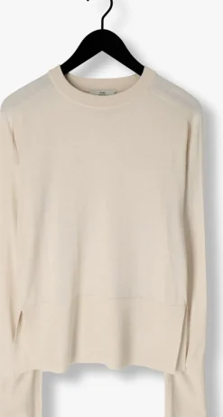 RUBY TUESDAY trui vallie soft round neck pullover high border beige Clearance