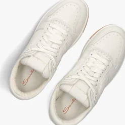 SANTONI lage sneakers 21896 beige New