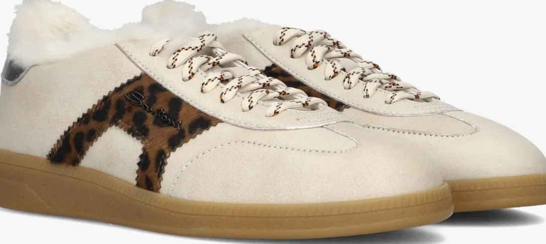 SANTONI lage sneakers 61430 beige Outlet