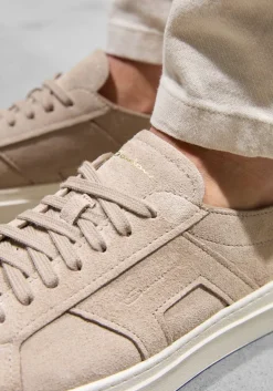 SANTONI lage sneakers dbs beige