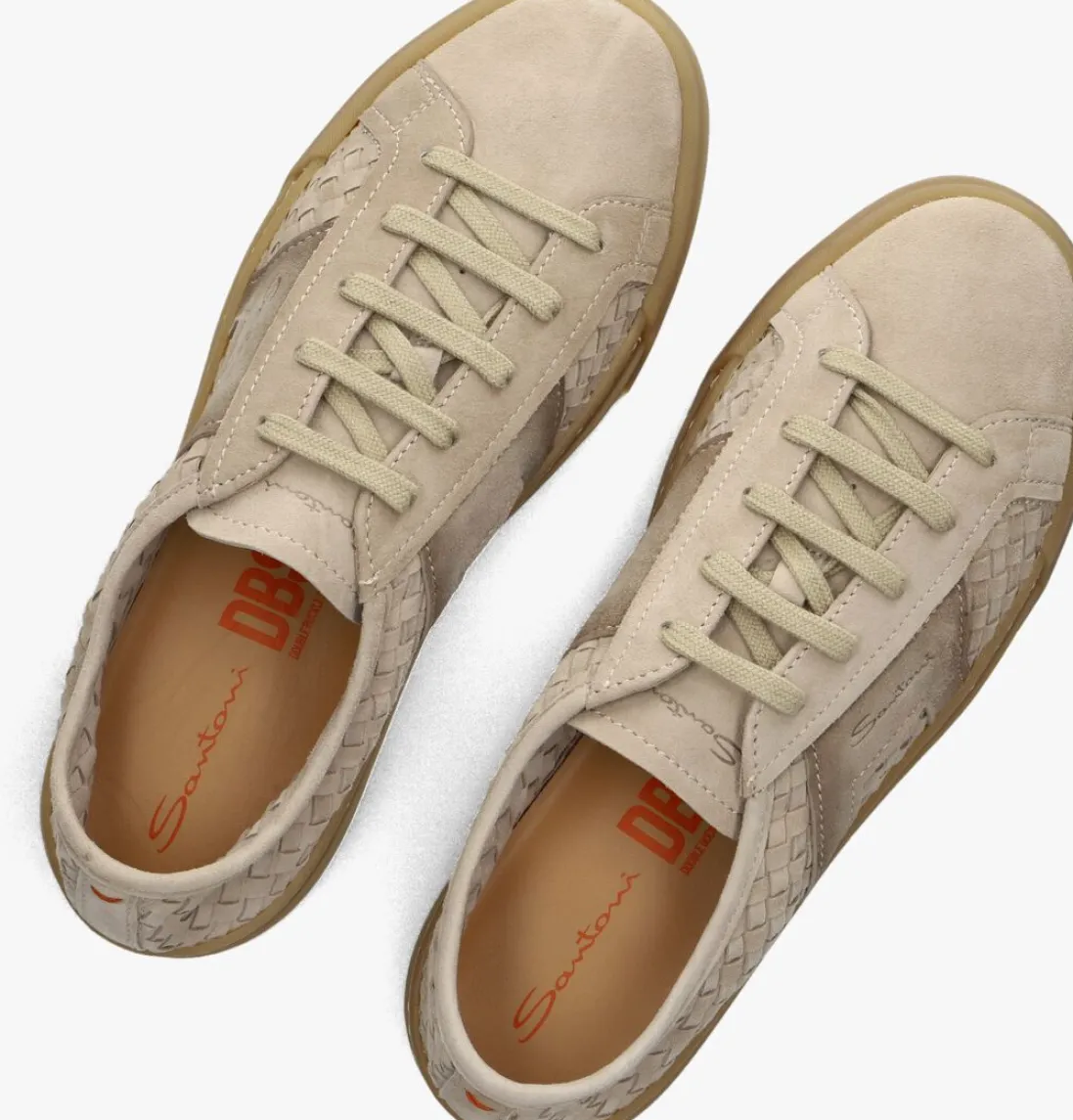SANTONI sneakers dbs waver beige Discount