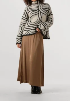 SECOND FEMALE maxirok ermine skirt beige Hot