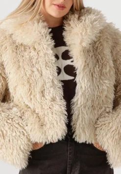 SECOND FEMALE teddy jas ophie jacket beige Sale