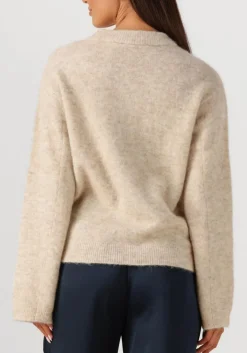 SECOND FEMALE trui beate knit o-neck beige Best