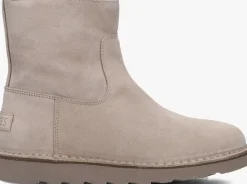 SHABBIES enkelboots palissa mia zip beige Hot