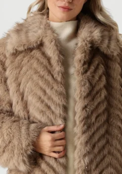STAND STUDIO faux fur jas wynther coat beige Sale