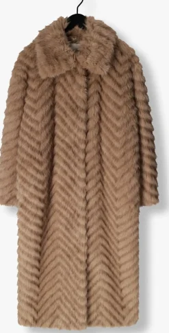 STAND STUDIO faux fur jas wynther coat beige Sale