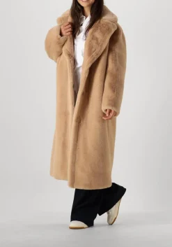 STAND STUDIO faux fur jas maria coat soft beige Discount