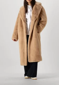 STAND STUDIO faux fur jas maria coat soft beige Discount