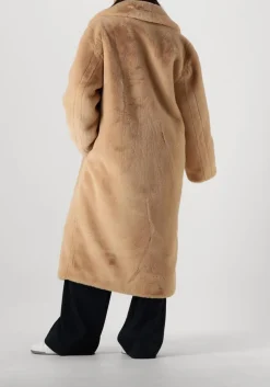 STAND STUDIO faux fur jas maria coat soft beige Discount