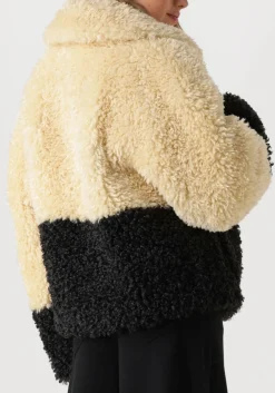 STAND STUDIO teddy jas jubel jacket beige Clearance