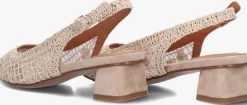 STEFANO LAURAN slingbacks d24059 beige New