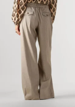 SUMMUM pantalon trousers wide linen blend twill beige Best