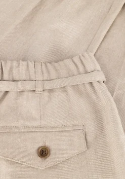 SUMMUM pantalon trousers wide linen blend twill beige Best