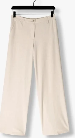 SUMMUM pantalon trousers wide viscose blend stretch beige Best