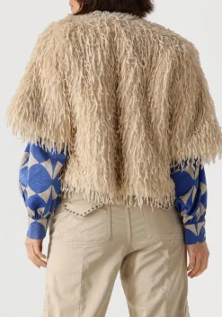 SUMMUM top shortsleeve jacket faux beige New