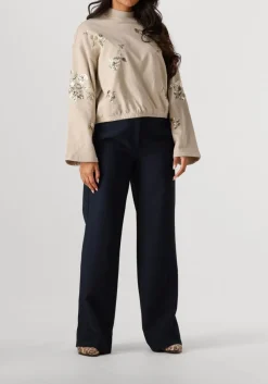 SUMMUM trui croped embellished beige Sale