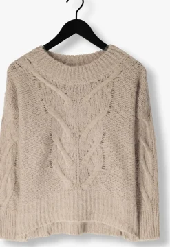 SUMMUM trui sweater big cable knit beige Discount