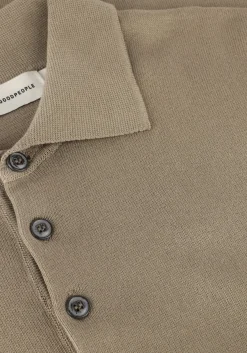THE GOODPEOPLE polo plan beige Outlet