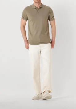 THE GOODPEOPLE polo plan beige Outlet