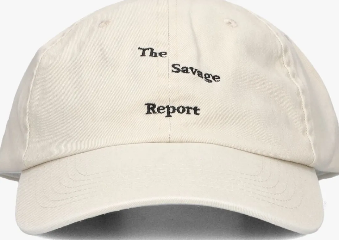 THE SAVAGE REPORT pet cap beige Clearance