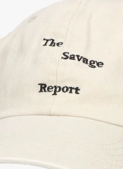 THE SAVAGE REPORT pet cap beige Clearance