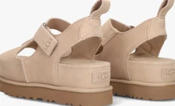 UGG platte sandalen w goldenstar hi beige Outlet