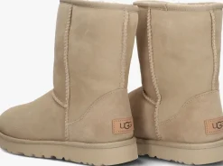 UGG vachtlaarzen classic short ii beige Outlet