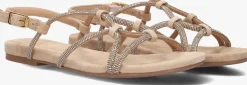 UNISA platte sandalen cooper beige Clearance